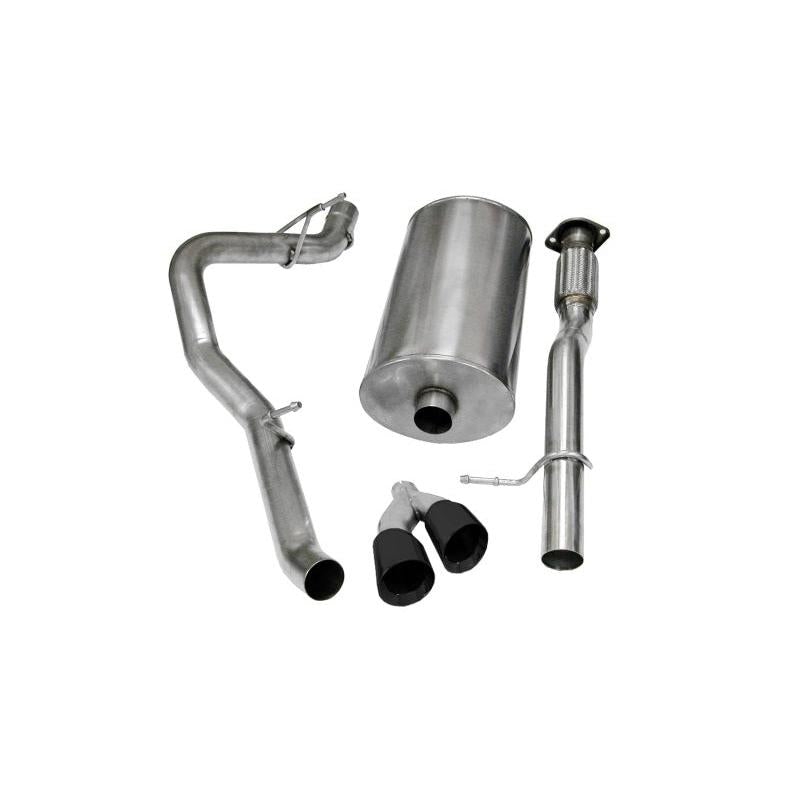 Corsa 2009-2013 Chevrolet Suburban 1500 5.3L V8 Black Sport Cat-Back Exhaust-SR1 Performance