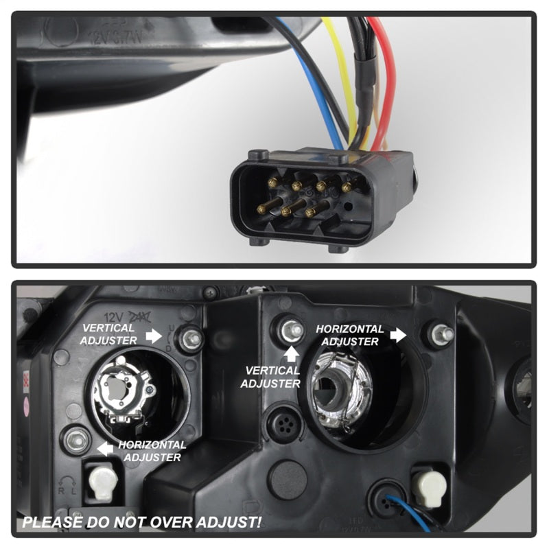 Spyder BMW Z4 03-08 Projector Headlights Halogen Model Only - LED Halo Black PRO-YD-BMWZ403-HL-BK-SR1 Performance