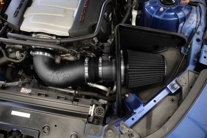 K&N 16-23 Chevrolet Camaro SS 6.2L V8 F/I Dryflow Performance Air Intake System-SR1 Performance