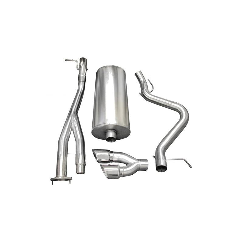 Corsa 2003-2007 Chevrolet Silverado Short Bed SS 6.0L V8 Polished Sport Cat-Back Exhaust-SR1 Performance
