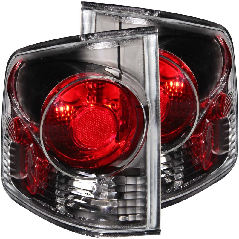 ANZO 1995-2005 Chevrolet S-10 Taillights Black 3D Style-SR1 Performance