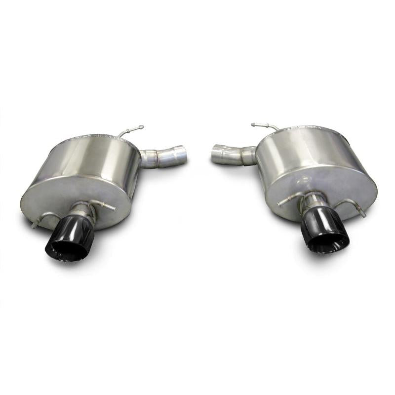 Corsa 2009-2014 Cadillac CTS Sedan V 6.2L V8 Black Sport Axle-Back Exhaust-SR1 Performance