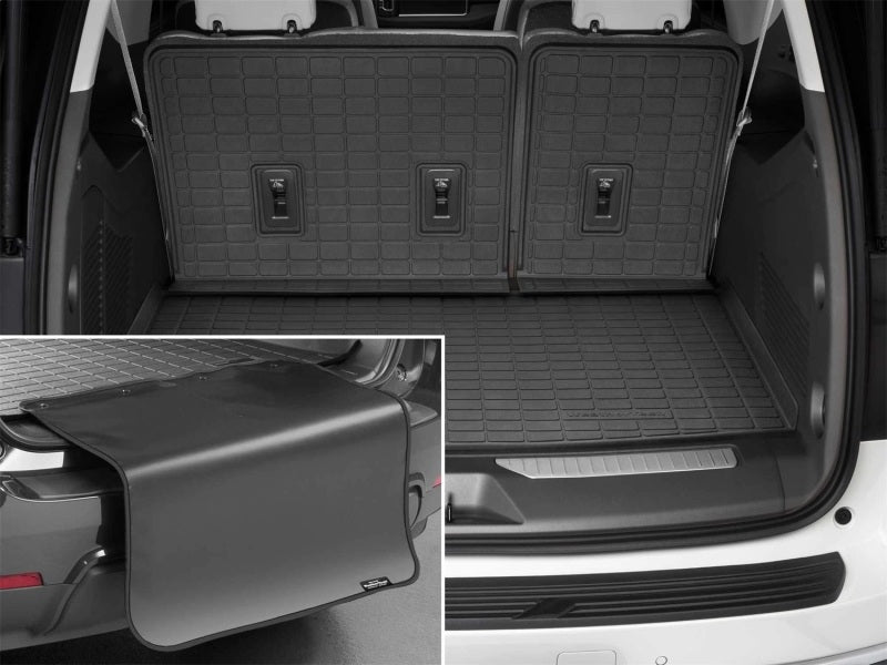 WeatherTech 2021 Chevrolet Suburban & GMC Yukon XL SeatBack Cargo Liner HP with Bumper Protector - Black