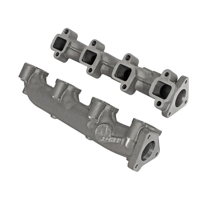 aFe Power BladeRunner Ported Ductile Iron Exhaust Manifold 01-16 GM Diesel Trucks V8-6.6L (td)-SR1 Performance