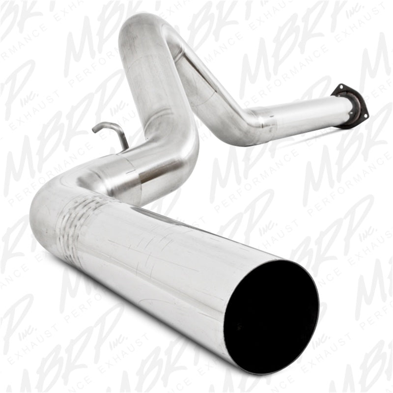 MBRP 07-10 Chevy/GMC 2500/3500 Duramax LMM 4in Filter Back Single Side T409 No Muffler-SR1 Performance