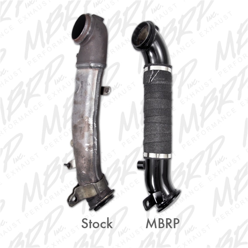 MBRP 11-13 Chev/GMC 6.6L Duramax 3in Turbo Down Pipe Black-SR1 Performance