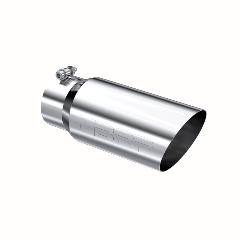 MBRP Universal Tip 5 O.D. Angled Single Walled 4 inlet 12 length-SR1 Performance