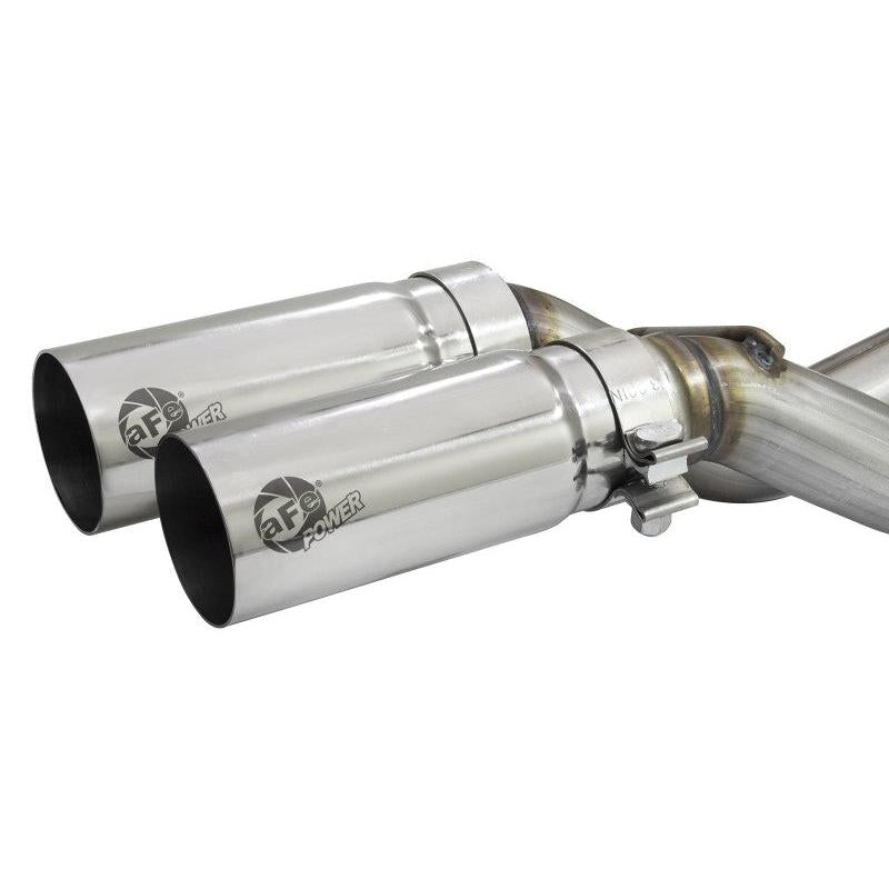 aFe Rebel Exhausts 3in SS Cat-Back 09-14 Ford F-150 4.6/5.0/5.4L w/ Polished Tips-SR1 Performance