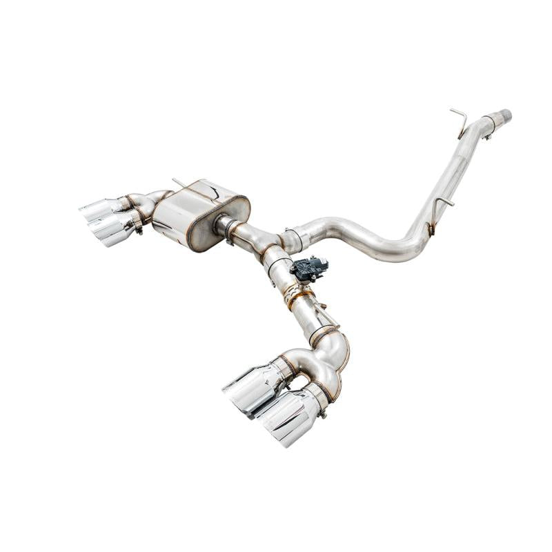 AWE Tuning Mk7 Golf R SwitchPath Exhaust w/Chrome Silver Tips 102mm-SR1 Performance
