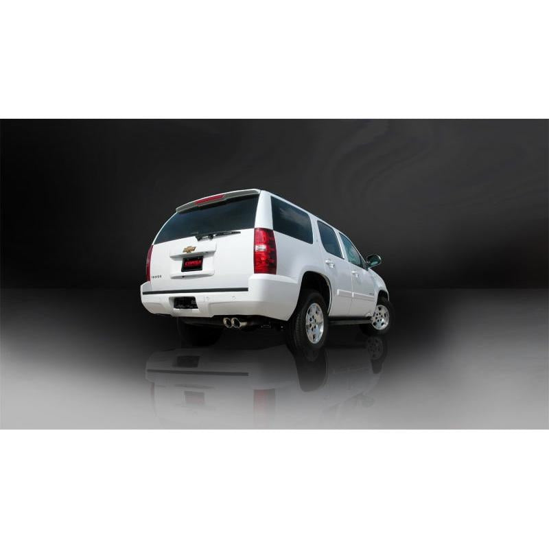 Corsa 2009-2014 Chevrolet Tahoe 5.3L V8 Polished Sport Cat-Back Exhaust-SR1 Performance