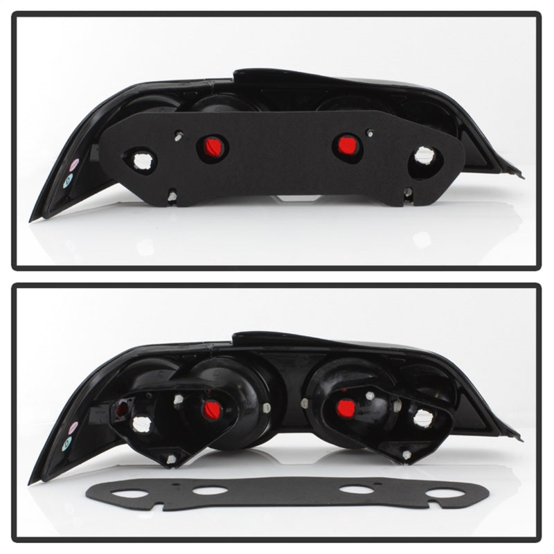 Spyder Acura RSX 02-04 Euro Style Tail Lights Black ALT-YD-ARSX02-BK-SR1 Performance