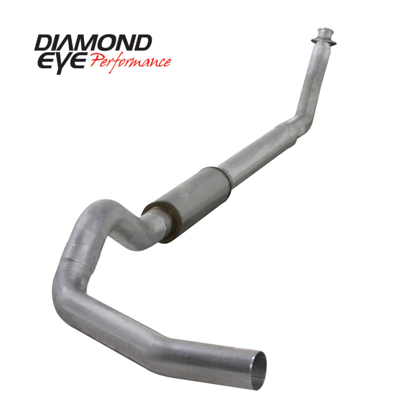 Diamond Eye KIT 5in TB SGL MFLR RPLCMENT PIPE AL: 94-02 DODGE CUMMINS 5.9L W/ RP #510220-SR1 Performance