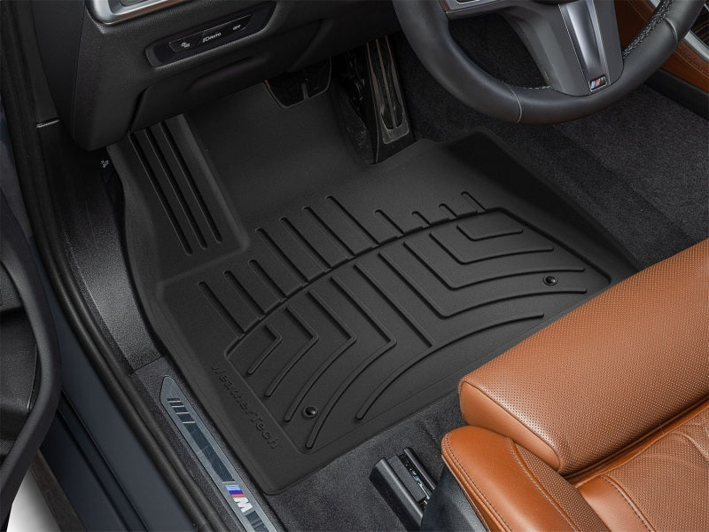 WeatherTech FloorLiner HP Front for BMW X5, X6, and X7 Models - Black (Part #4415071IM)