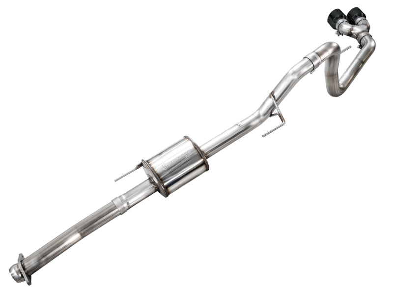 AWE Tuning 3015-33145 Ford F-150 Cat-Back Exhaust with 4.5-inch Dual Side Exit Diamond Black Tips