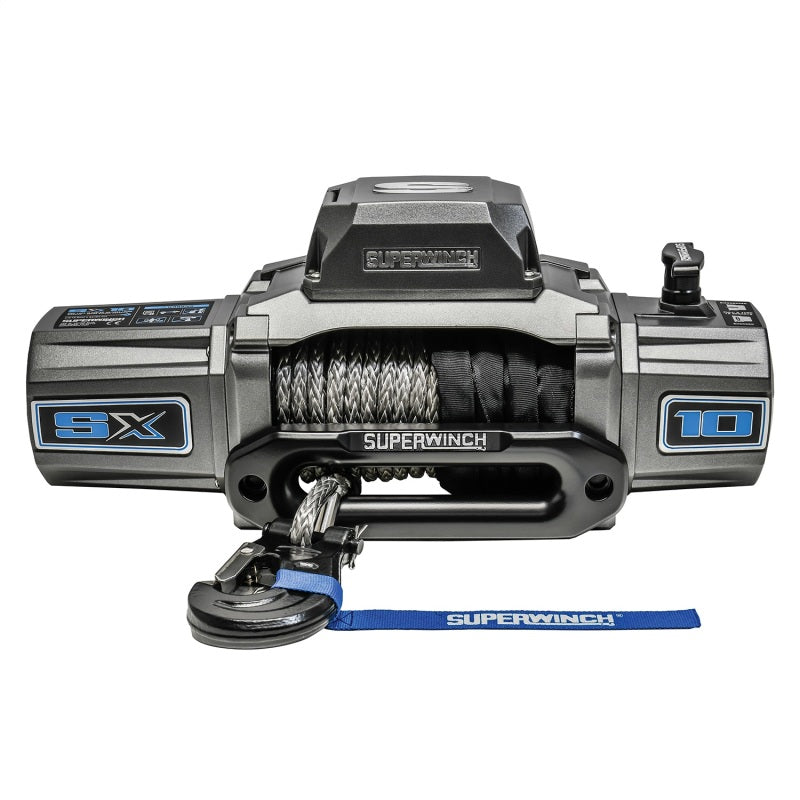 Superwinch 10000 LBS 12V DC 3/8in x 80ft Synthetic Rope SX 10000 Winch-SR1 Performance