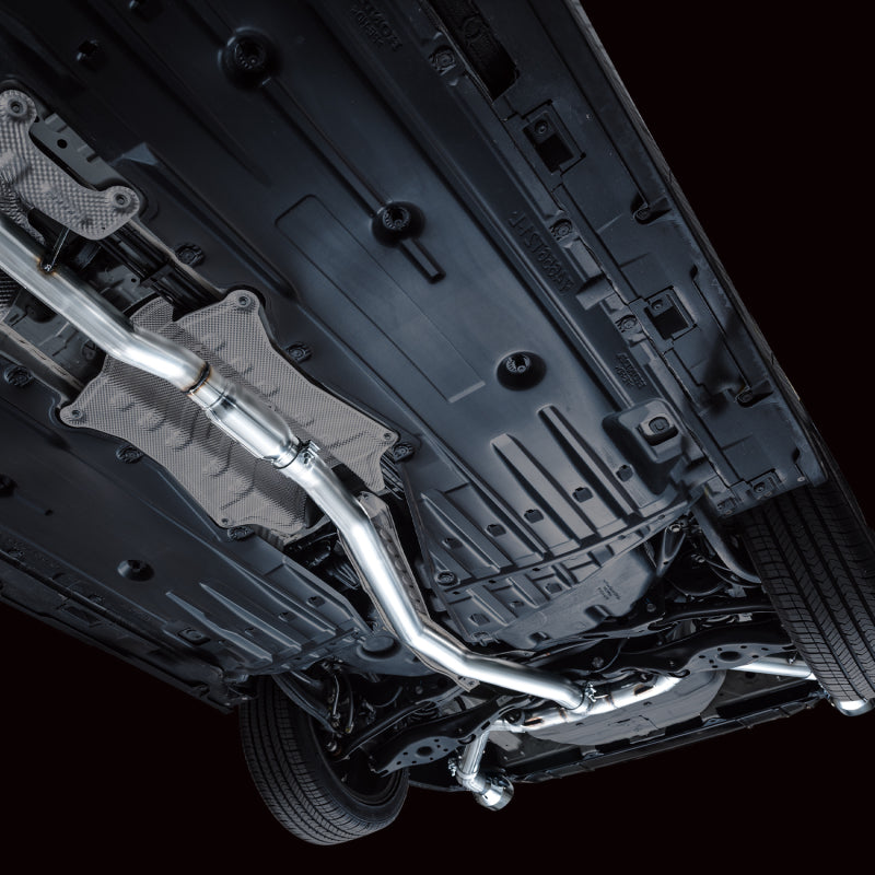 AWE Tuning 22+ Honda Civic Si/Acura Integra Track Edition Catback Exhaust - Dual Chrome Silver Tips-SR1 Performance