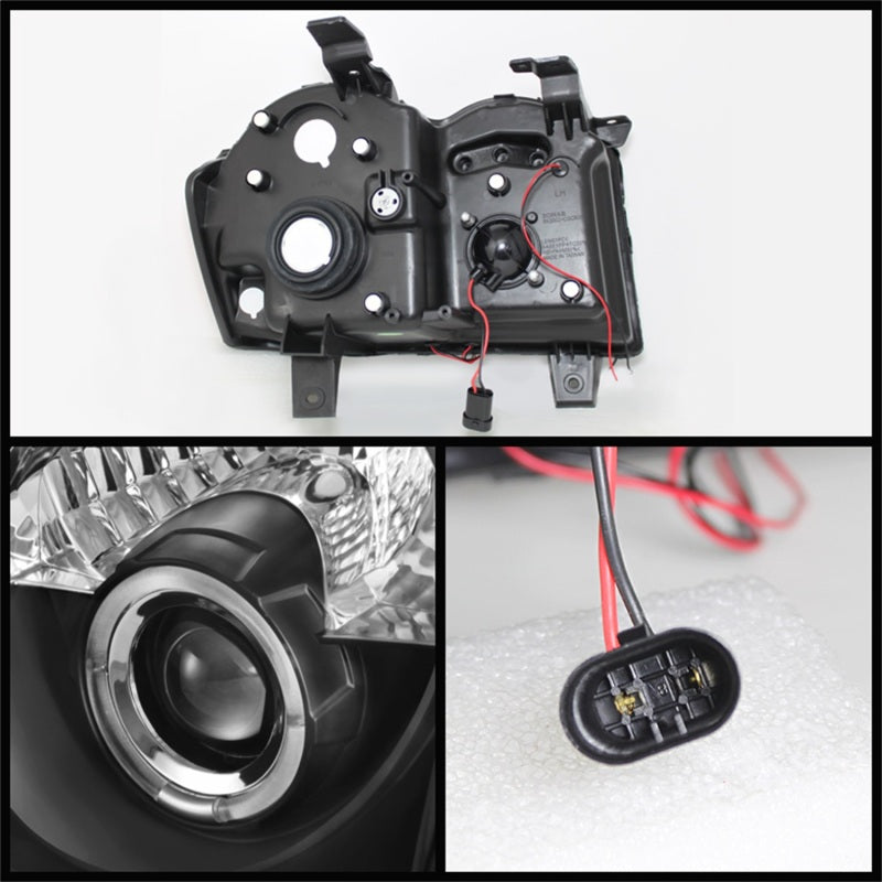 Spyder Jeep Grand Cherokee 08-10 Projector Headlights LED Halo LED Blk Low 9006 PRO-YD-JGC08-HL-BK-SR1 Performance