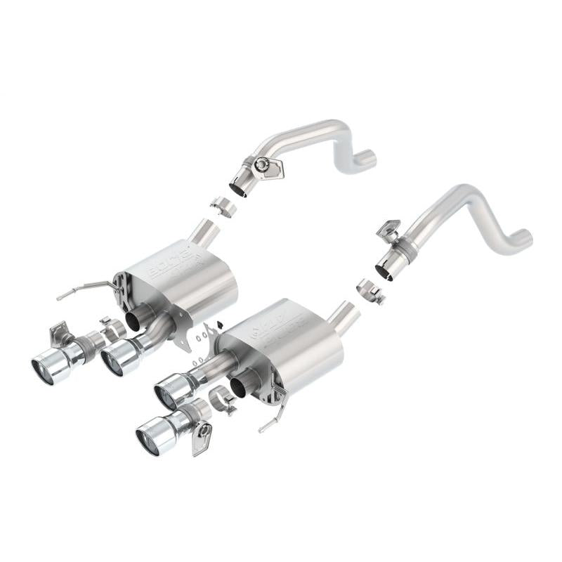 Borla 2014 Chevrolet Corvette C7 6.2L 8cyl ATAK Exhaust w/ NPP Dual Mode (rear section only)-SR1 Performance