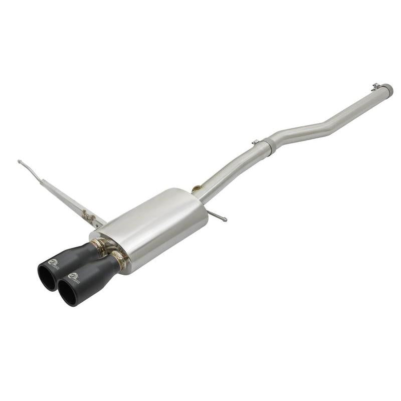 aFe MACHForce XP Exhausts Cat-Back SS-304 14-17 Mini Cooper S Hardtop 2-Door w/ Black Tips-SR1 Performance