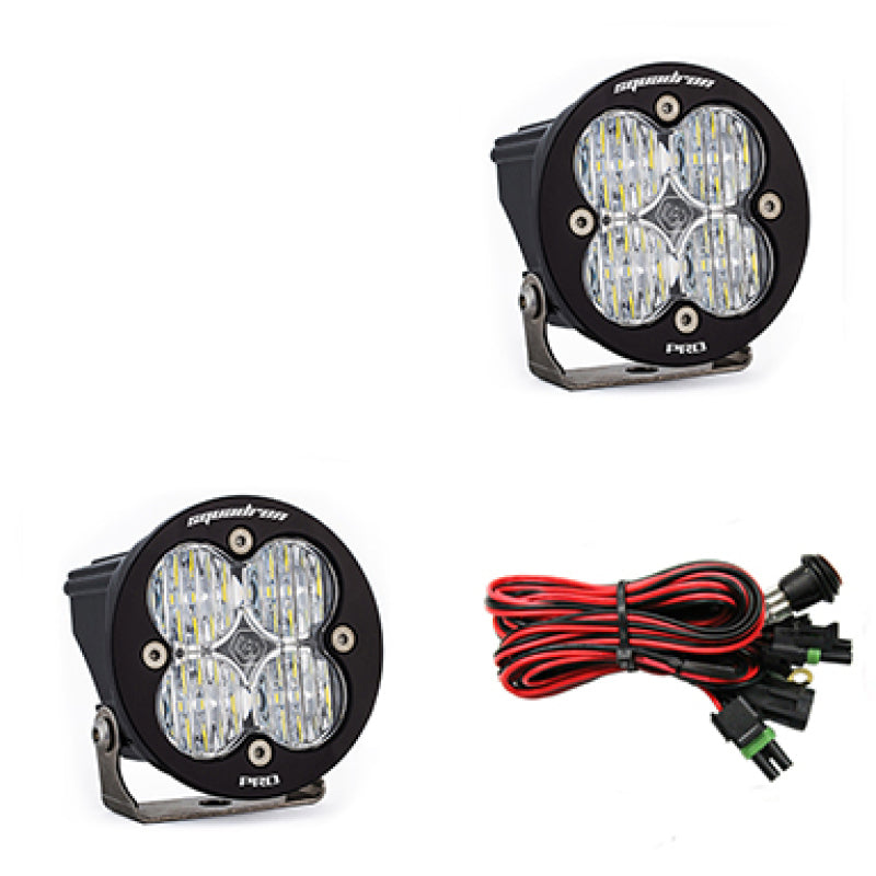 Baja Designs Squadron R Pro Wide Cornering Pair LED Light Pods - Clear-SR1 Performance