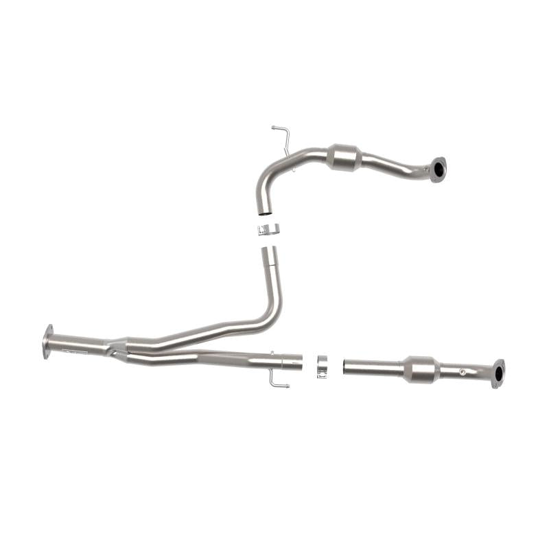 aFe Toyota Tacoma 16-17 V6-3.5L Twisted Steel Y-Pipe w/ Cat-SR1 Performance