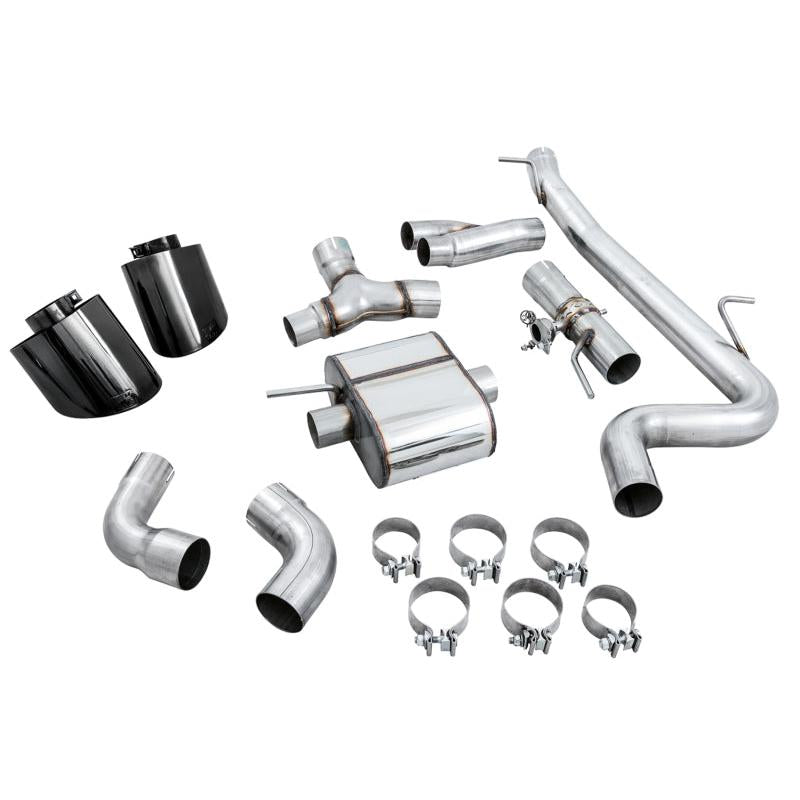 AWE Tuning 18-19 Audi TT RS 2.5L Turbo Coupe 8S/MK3 SwitchPath Exhaust w/Diamond Black RS-Style Tips-SR1 Performance