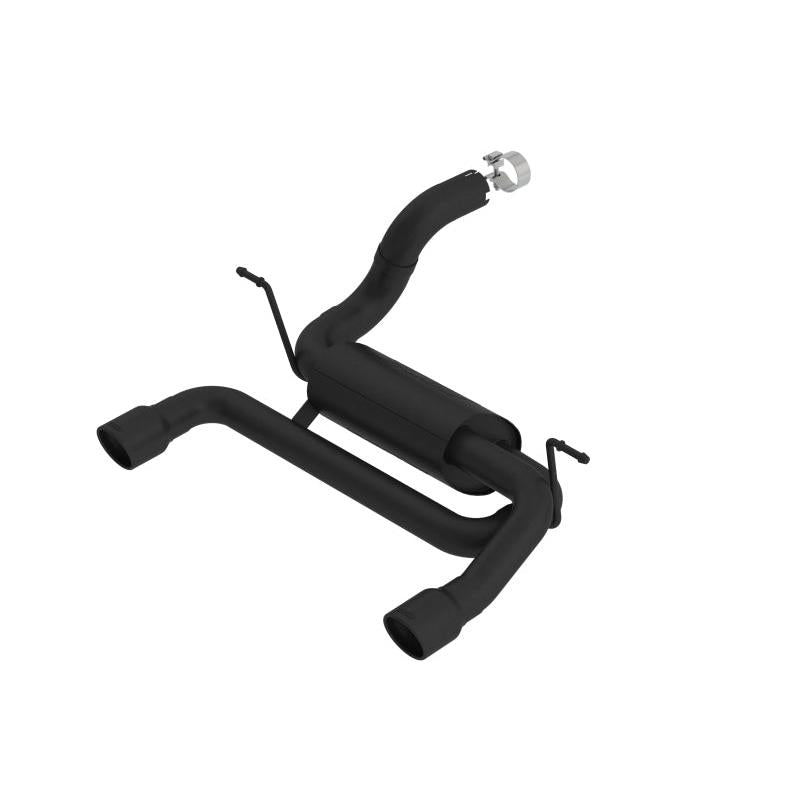 Borla 18-19 Jeep Wrangler JL/JLU 2.0L 4Cyl 2DR/4DR Axle Back Exhaust ATAK w/ 2.5in Tips - Black-SR1 Performance