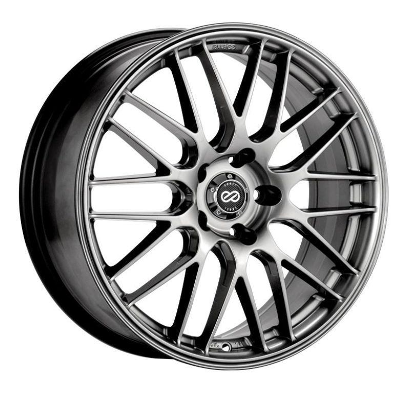 Enkei EKM3 18x8 5x112 Bolt Pattern 45mm Offset 72.6 Bore Dia Performance Hyper Silver Wheel-SR1 Performance