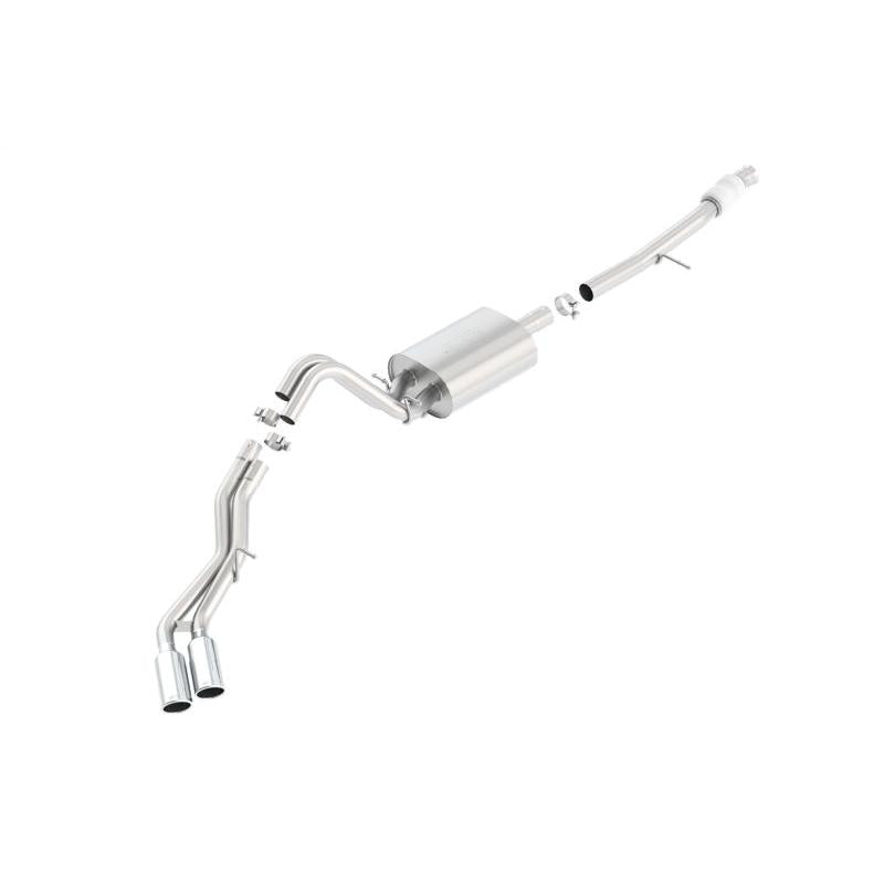 Borla Touring Cat Back 15-16 Chevy Suburban 5.3L V8 2.75in, 2.25in Dual Same Side Exit 4in Tips-SR1 Performance
