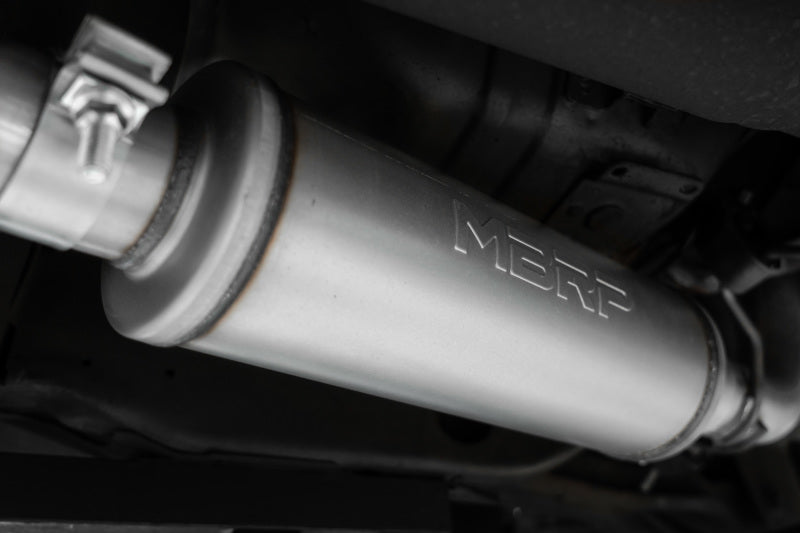 MBRP 99-04 Ford Mustang GT 4.6L 2.5in. Dual Split Rear AL Cat Back w/ 3.5in. Dual Wall Blk. Tips-SR1 Performance