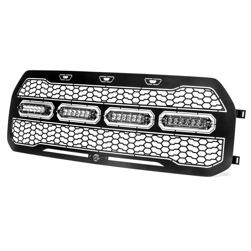 aFe 17-20 Ford Raptor w/o FFC Scorpion Grill w/ LEDs-SR1 Performance
