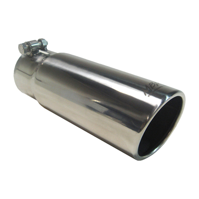 MBRP Universal Tip 3in O.D. Angled Rolled End 3 inlet 10 length-SR1 Performance