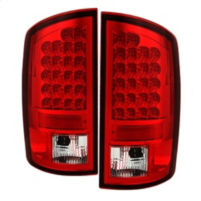 Spyder Dodge Ram 07-08 1500/Ram 07-09 2500/3500 LED Tail Lights Red Clear ALT-YD-DRAM06-LED-RC-SR1 Performance