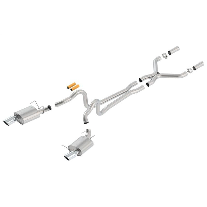 Borla 13-14 Mustang GT/Boss 302 5.0L V8 RWD Single Split Rear Exit ATAK Catback Exhaust-SR1 Performance