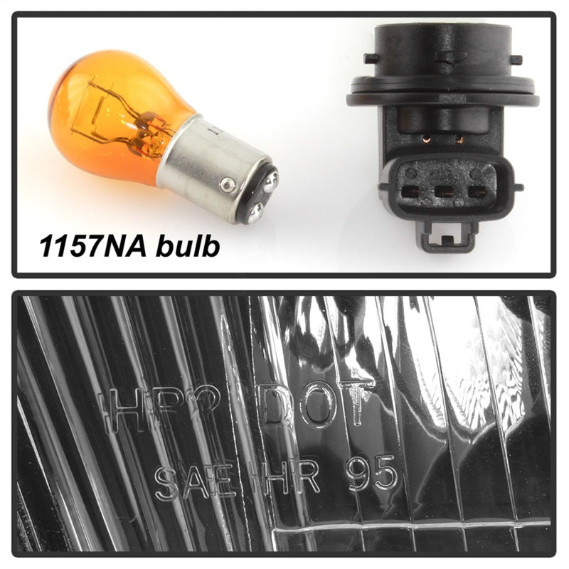 xTune 97-99 Toyota Camry 4pc OEM Style Headlights w/Corner Lights - Black (HD-JH-TCAM97-SET-BK)-SR1 Performance