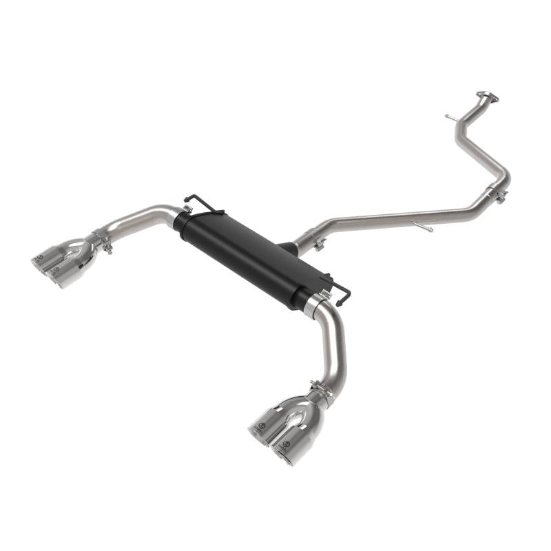 aFe 19-21 Lexus UX200 Takeda 2in - 2.5in. 304 SS Cat-Back Exhaust System w/ Polished Tip-SR1 Performance