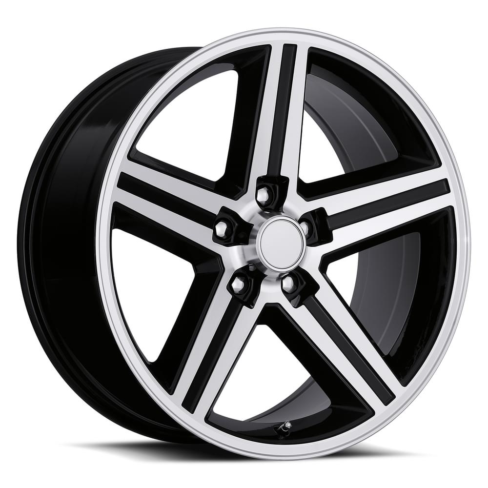 20x9 5x5 +0 HB 78.1 HB IROC 5 SPK BLK/MACHINE FACE-SR1 Performance