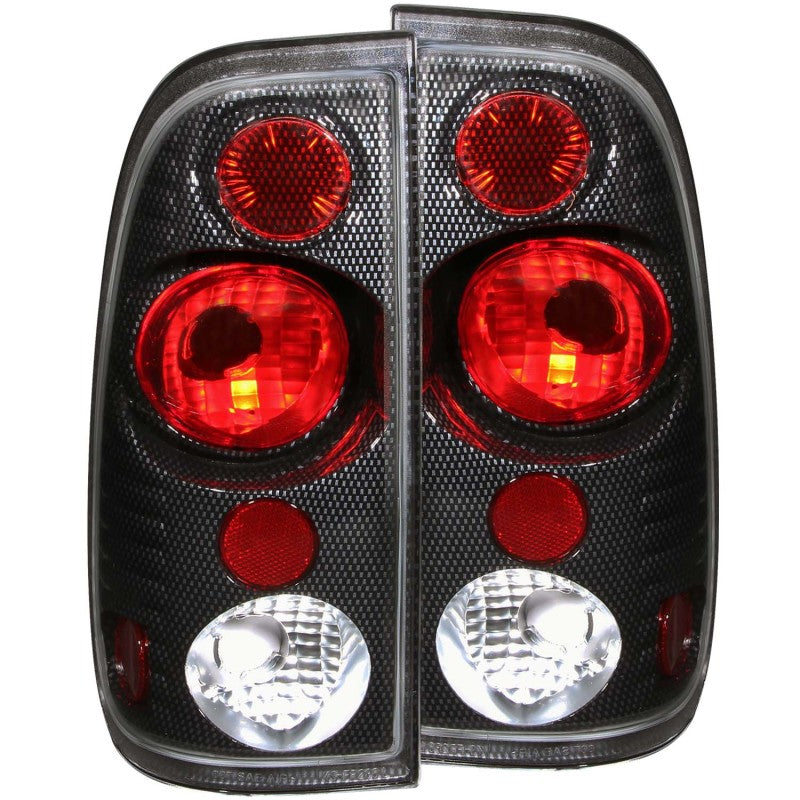 ANZO 1997-2003 Ford F-150 Taillights Carbon-SR1 Performance