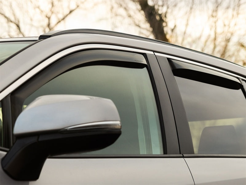 WeatherTech Rear Side Window Deflectors for Ford Escape (Incl. Hybrid) with Dark Tint – Part No. 81949IM