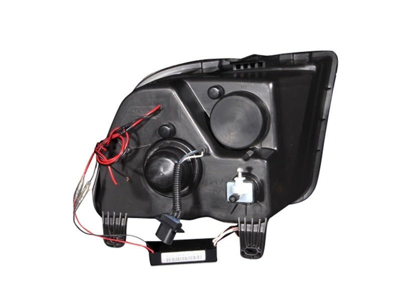 ANZO 2005-2009 Ford Mustang Projector Headlights w/ Halo Black-SR1 Performance
