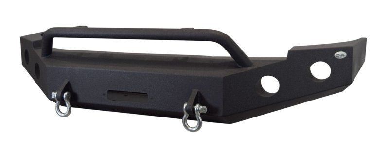 DV8 Offroad Silverado 1500 Front Bumper - Black Powder Coated for 2007-2013 Chevrolet Silverado 1500