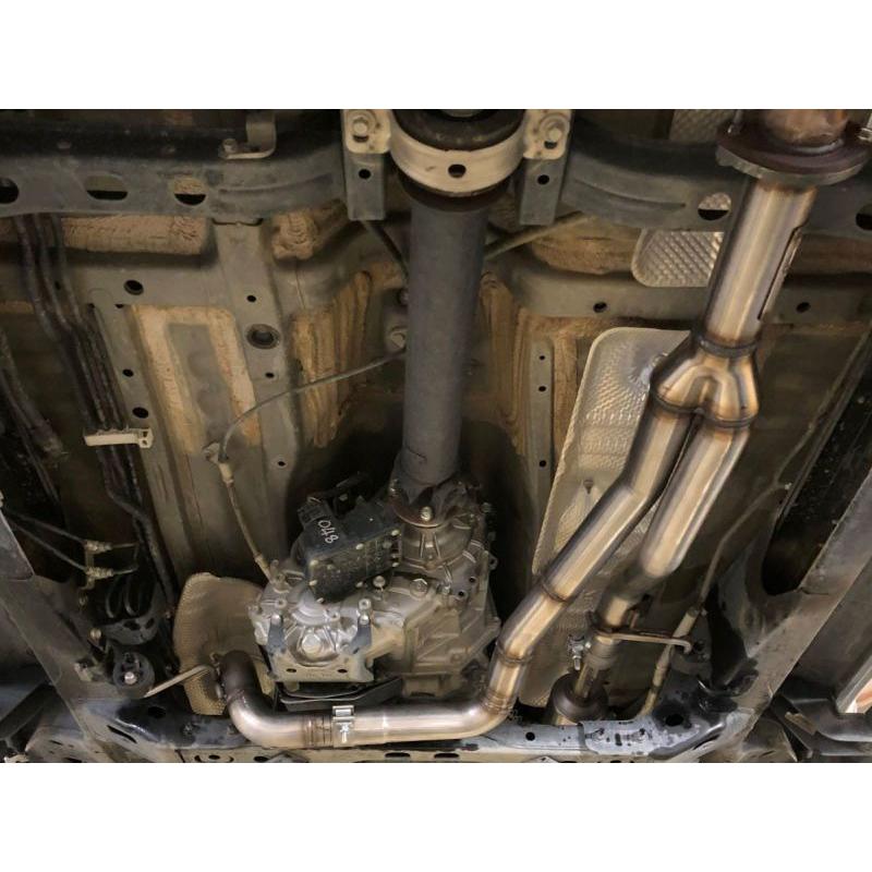 aFe Power Twisted Steel Y-Pipe w/ Cat SS 16-20 Toyota Tacoma V6 3.5L (4WD Only)-SR1 Performance