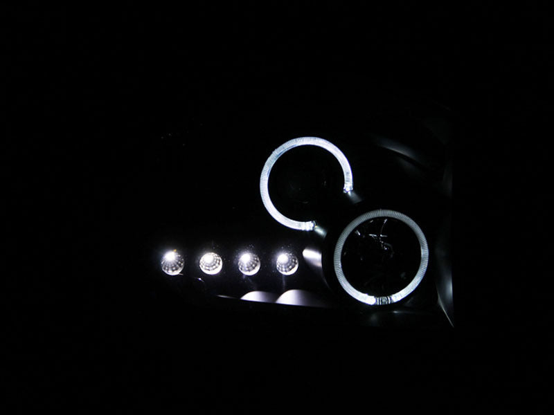 ANZO 2006-2008 Dodge Ram 1500 Projector Headlights w/ Halo Chrome-SR1 Performance