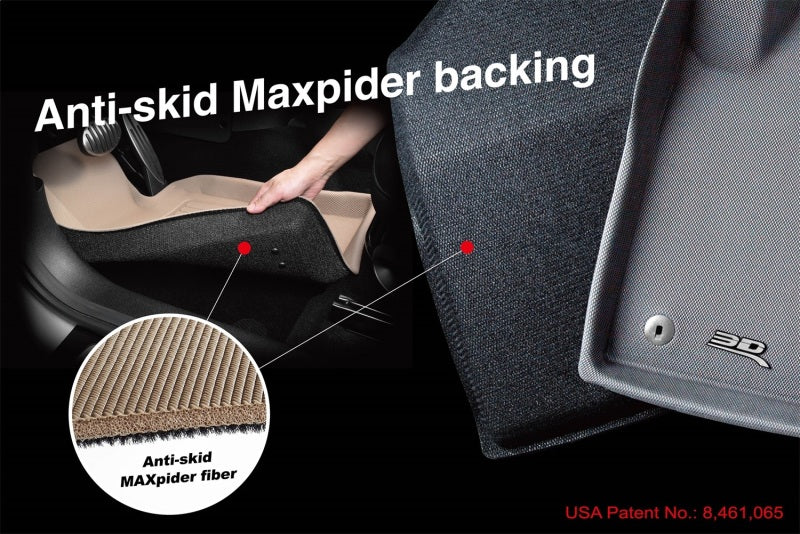 3D Maxpider 16-22 Honda Pilot 8-Passenger Maxtrac Black R1 R2 R3-SR1 Performance