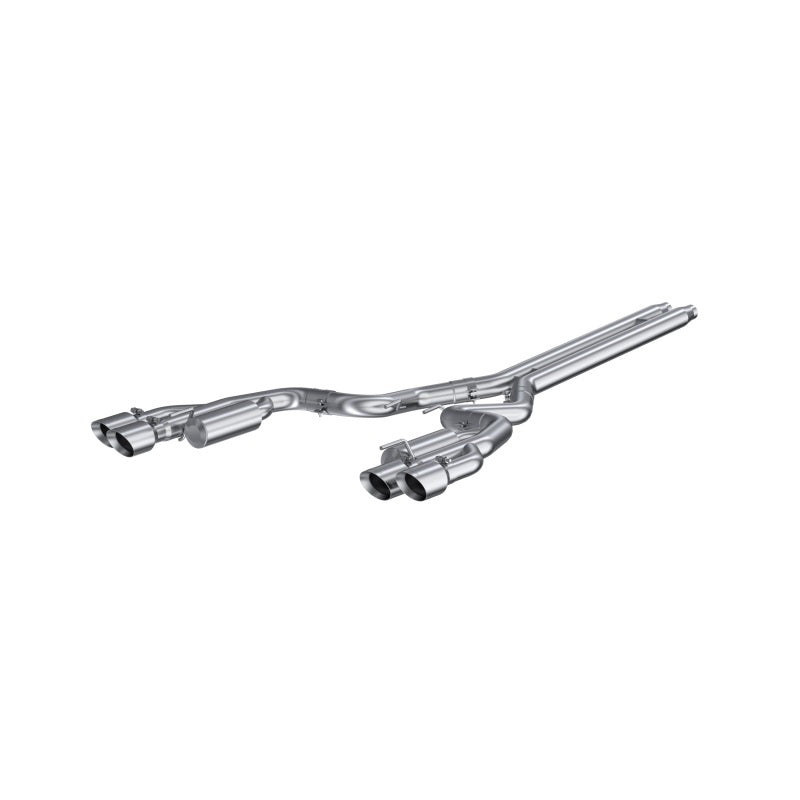 MBRP 18-19 Ford Mustang GT 5.0 3in Cat Back Quad Tip Race Version - T304-SR1 Performance
