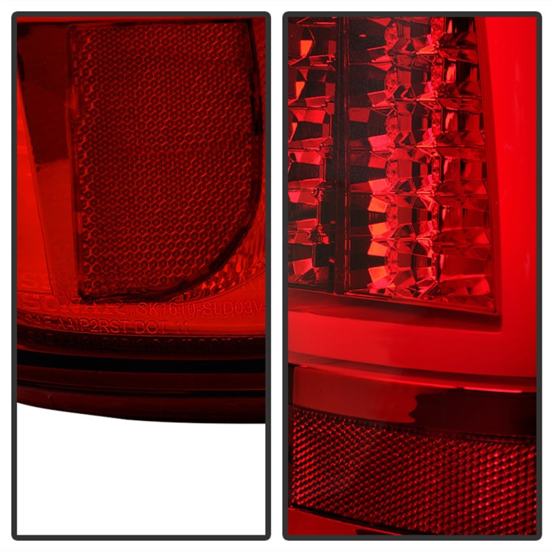 Spyder Chevy Silverado 1500/2500 03-06 Version 2 LED Tail Lights - Red Clear ALT-YD-CS03V2-LED-RC-SR1 Performance