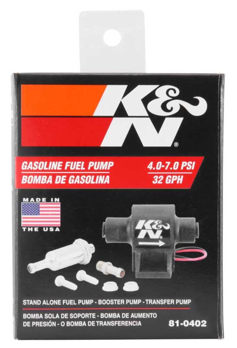 K&N Performance Electric Fuel Pump 4-7 PSI-SR1 Performance