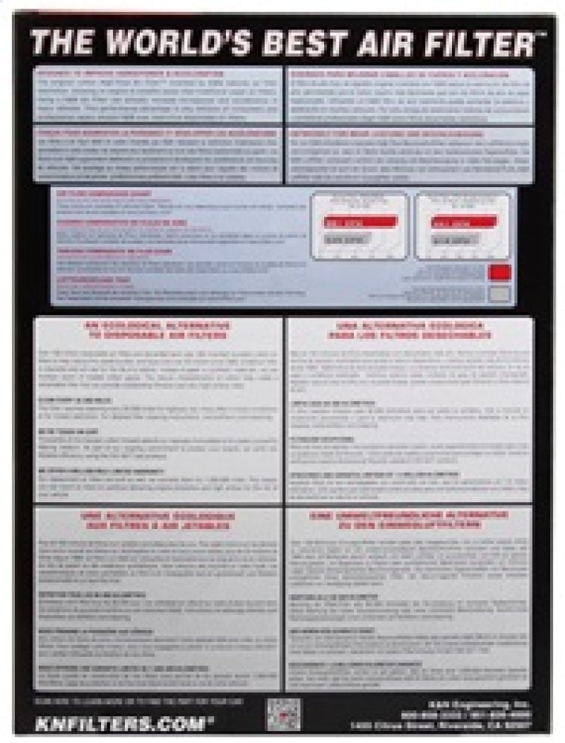 K&N 2016 TOYOTA HILUX REVO 2.8L L4 DSL Drop In Air Filter-SR1 Performance