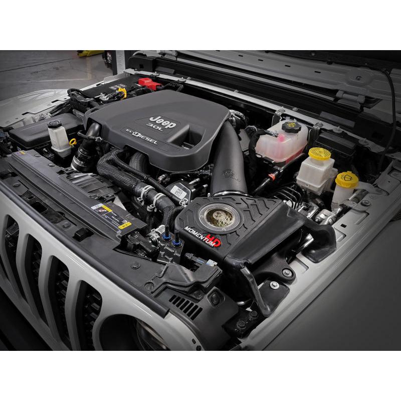 aFe 20-21 Jeep Wrangler (JL) V6-3.0L (td) Momentum HD Cold Air Intake System w/ Pro GUARD 7 Media-SR1 Performance