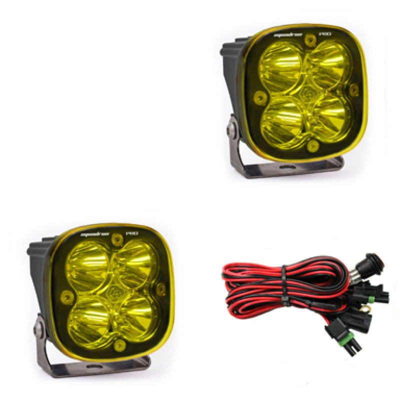 Baja Designs Squadron Pro Series Spot Pattern LED Light Pods - Amber-SR1 Performance
